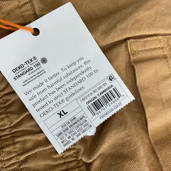 Knox Rose Pants Womens XL Brown High Rise Elastic Waistband Straight Leg NWT - Picture 11 of 11